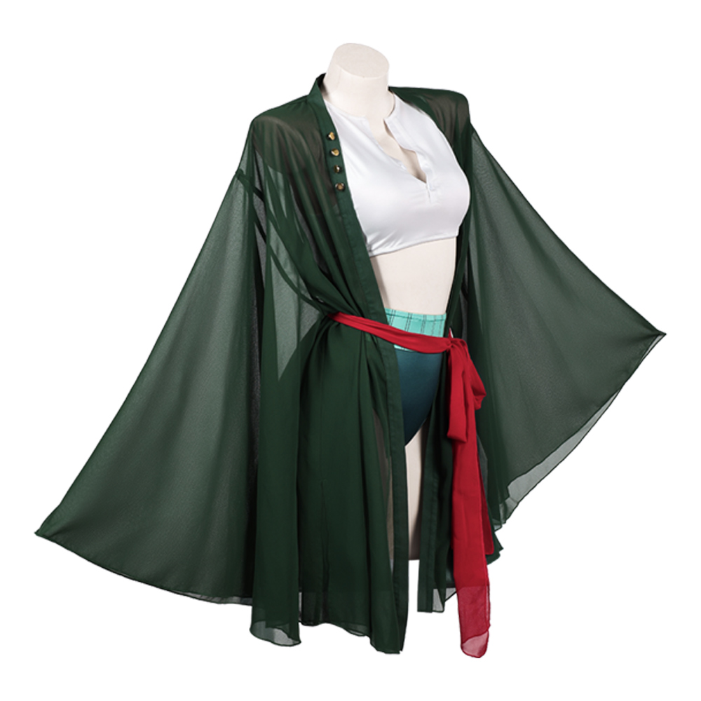 Anime Zoro Cosplay Female - Roronoa Cosplay Zoro Kadın Kostüm Lolita
