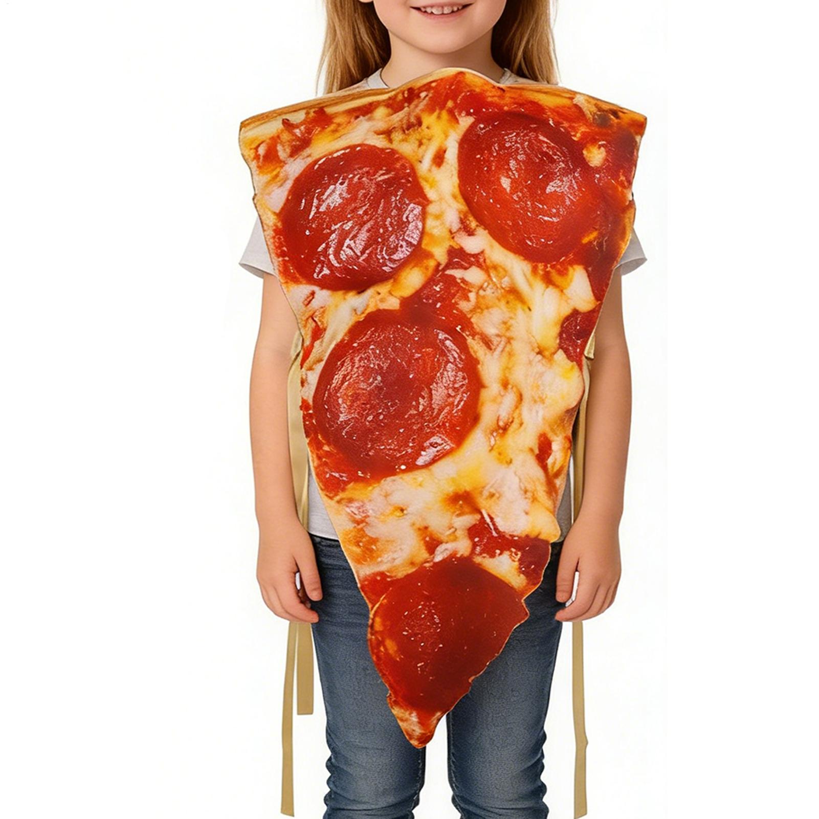 Anime Cosplay Realistic - Pizza Cadılar Bayramı Kostümü Gerçekçi Gıda