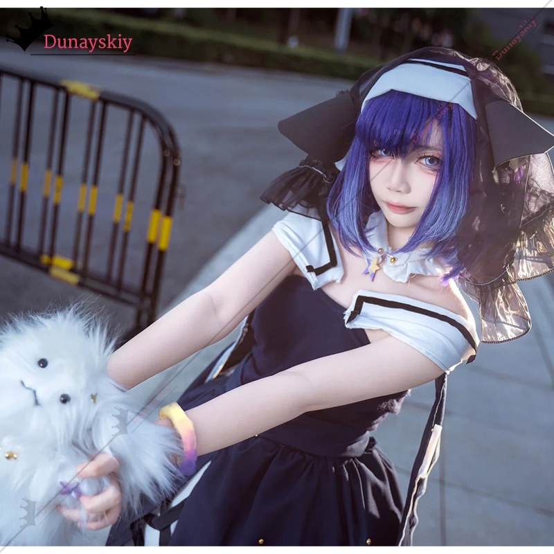 Anime Cosplay Diy - YiNuo*/Cosplay Fuji Miyako Uzun Elbise Kostüm