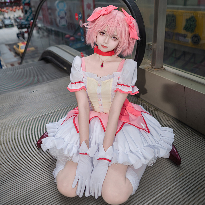 Anime Cosplay Diy - Puella Magi Madoka Magica Cosplay Kostümü,