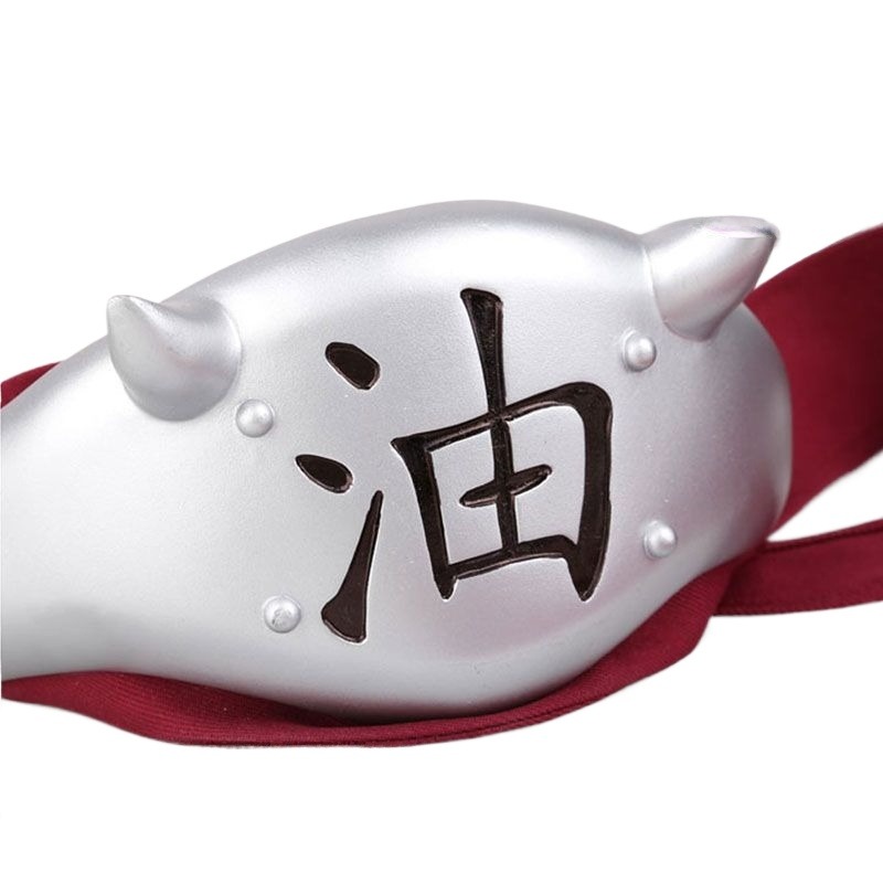 Naruto Headband Metal - Naruto Jiraiya Cosplay Kafa Bandı Yağ