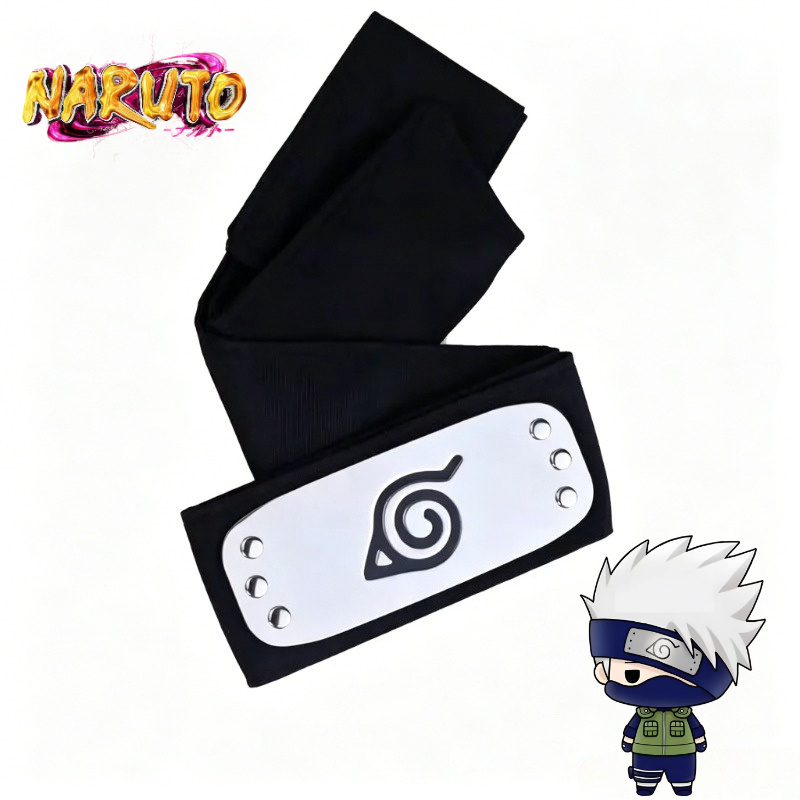 Naruto Headband Metal - NARUTO Akatsuki karikatür alın koruyucusu iki