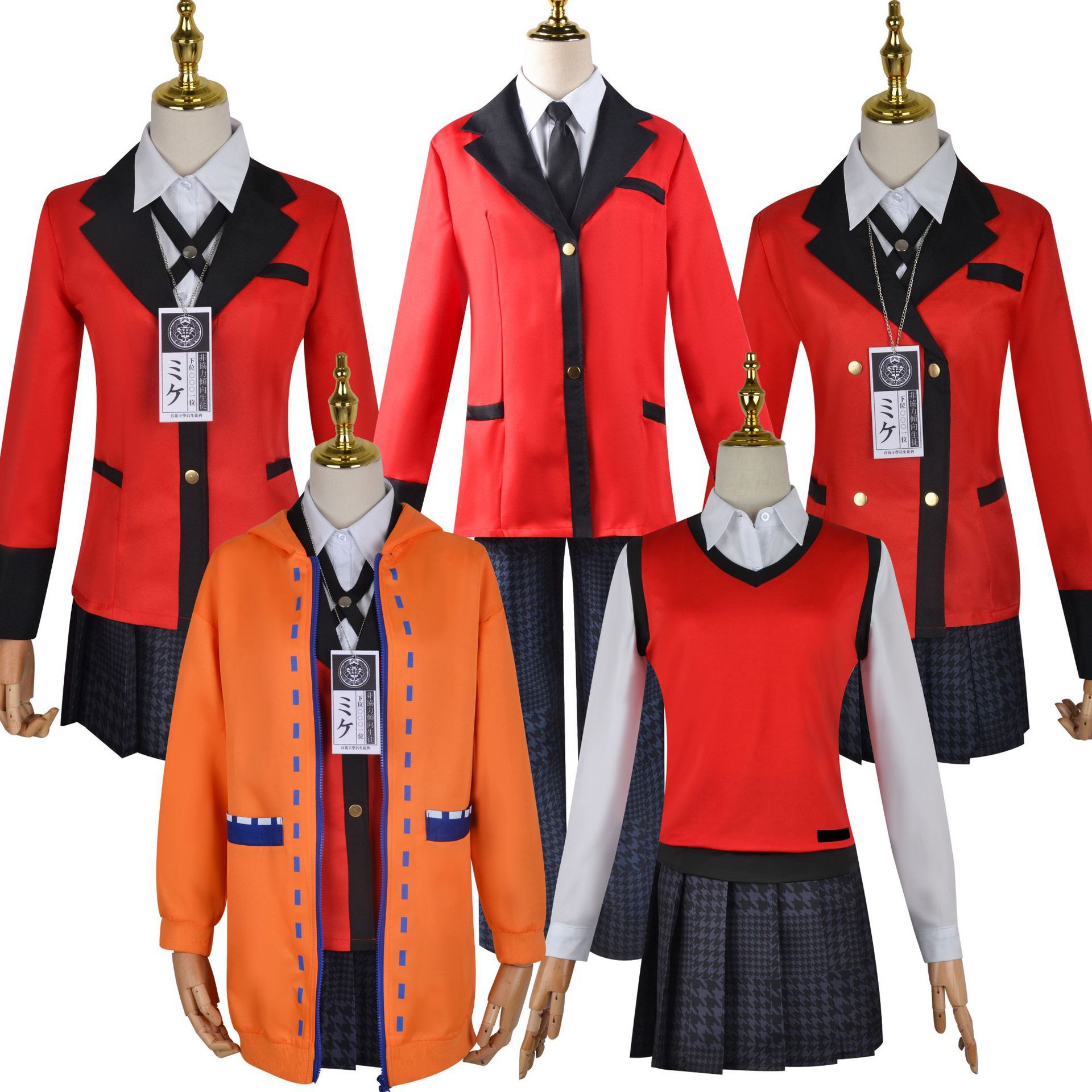 Anime Cosplay Yumeko - Kakegurui Anime Cosplay Kostümü Yumeko Jabami