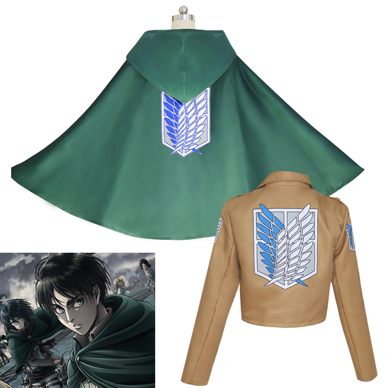 Attack Titan Cloak - Titan Cosplay Kostüm Anime Shingeki hiçbir