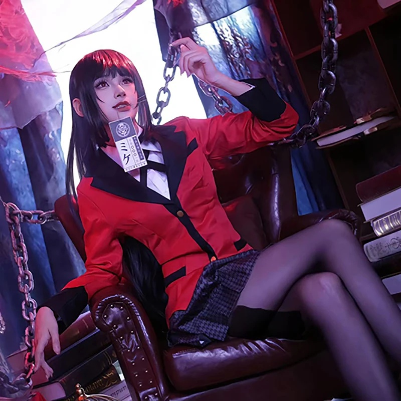 x;3,v'6\g/Anime Kakegurui Jaba - Anime Cosplay Yumeko incelemesi ve fiyatı