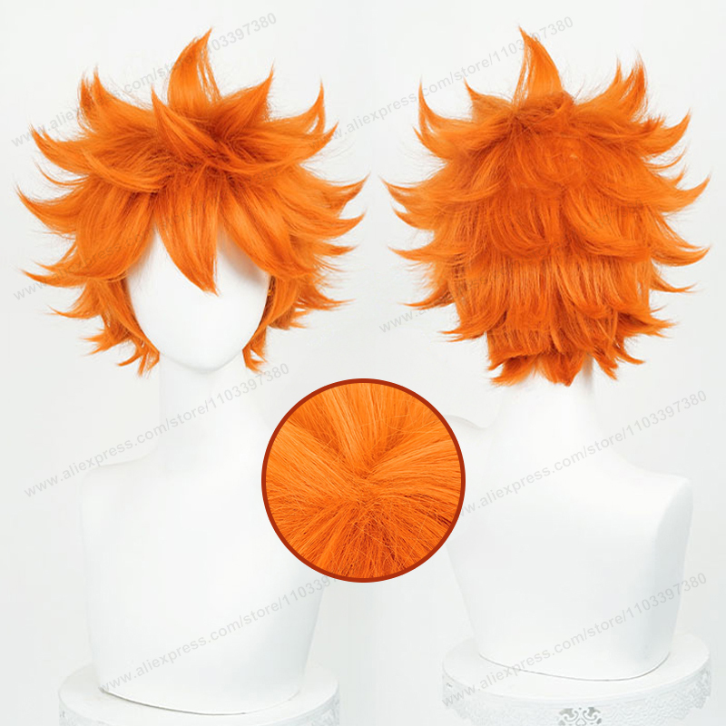 Hinata Shoyo Cosplay Peruk 26  - Anime Cosplay Orange Hair incelemesi ve fiyatı