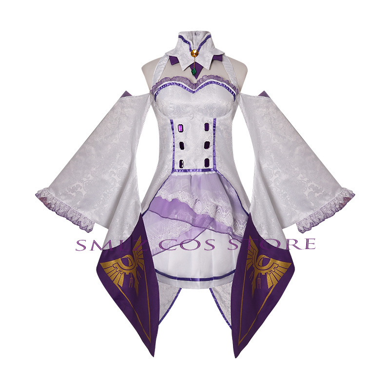 Emilia Cosplay Anime Re Zero K - Anime Cosplay Costumes Female incelemesi ve fiyatı