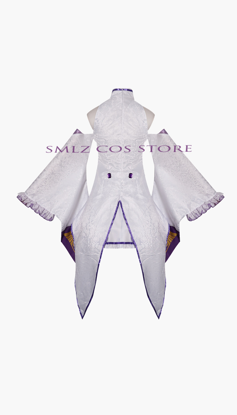 Emilia Cosplay Anime Re Zero K - Anime Cosplay Costumes Female incelemesi ve fiyatı