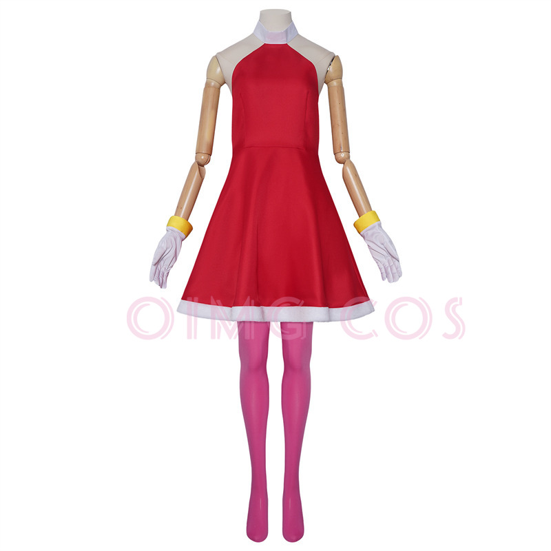 Amy Rose Cosplay Kostüm Yetişk - Anime Cosplay Costumes Female incelemesi ve fiyatı