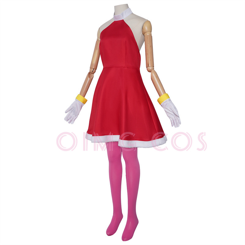 Amy Rose Cosplay Kostüm Yetişk - Anime Cosplay Costumes Female incelemesi ve fiyatı