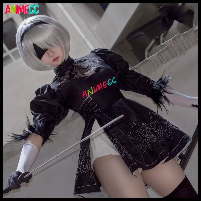 ANIMECC stokta S-3XL 2B NieR A - Anime Cosplay Eyes incelemesi ve fiyatı