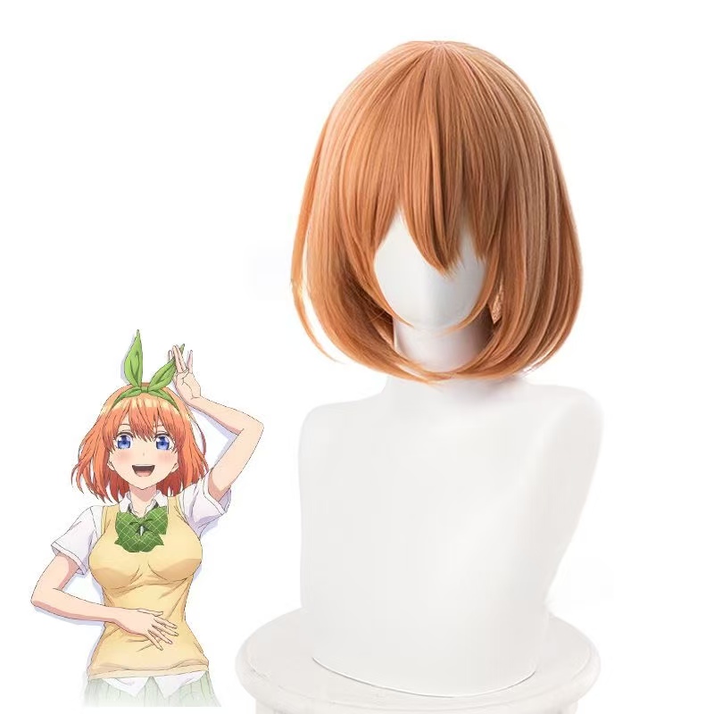 Nakano Yotsuba Cosplay Peruk T - Anime Cosplay Orange Hair incelemesi ve fiyatı