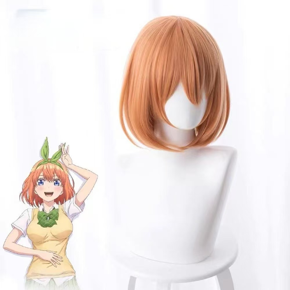Nakano Yotsuba Cosplay Peruk T - Anime Cosplay Orange Hair incelemesi ve fiyatı