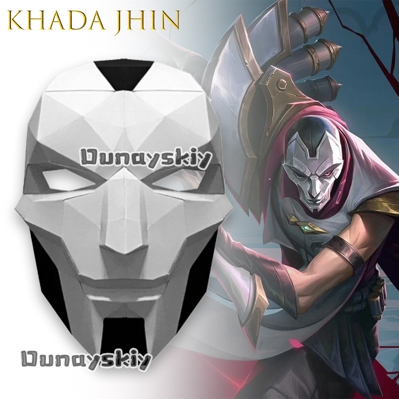 AKhada Jhin Oni Maskesi DIY Ka - Anime Cosplay Diy incelemesi ve fiyatı