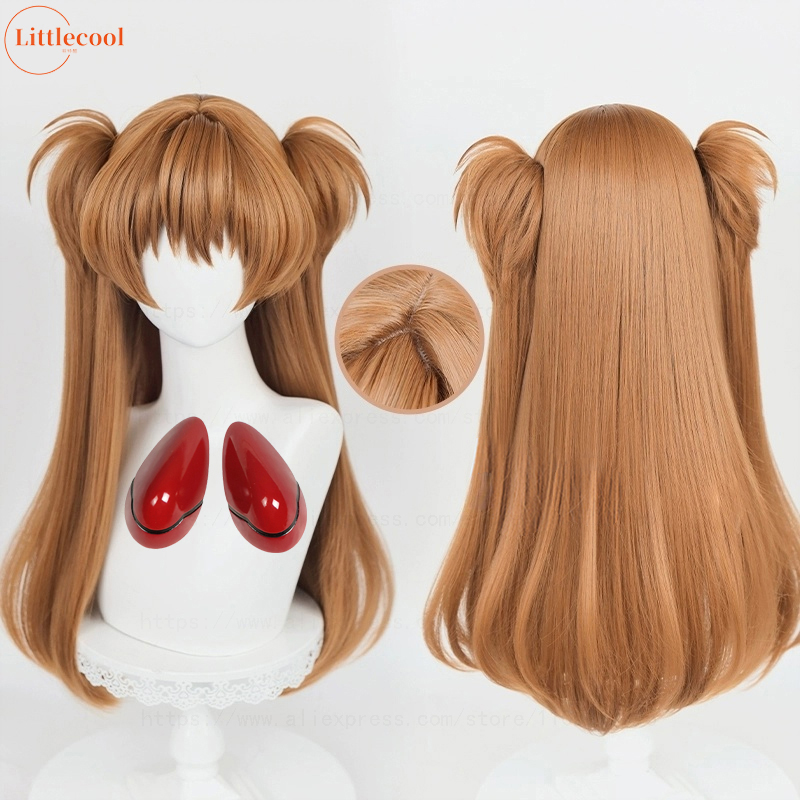 Yüksek Kaliteli EVA Asuka Lang - Anime Cosplay Orange Hair incelemesi ve fiyatı