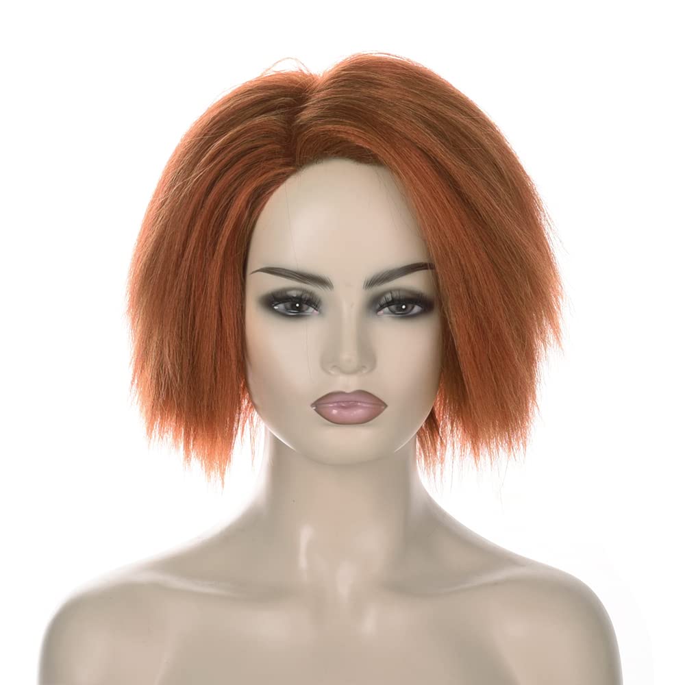 Kısa Turuncu Kahverengi Yaki P - Anime Cosplay Orange Hair incelemesi ve fiyatı