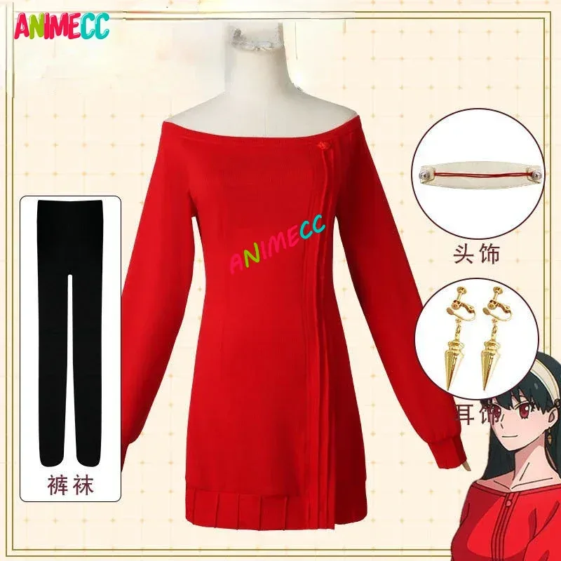 ANIMECC stokta Yor Forger Cosp - Anime Cosplay Youtube incelemesi ve fiyatı