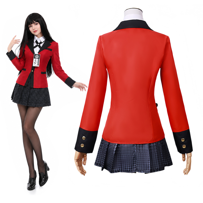 Yumeko Jabami Cosplay Kostümü  - Anime Cosplay Yumeko incelemesi ve fiyatı