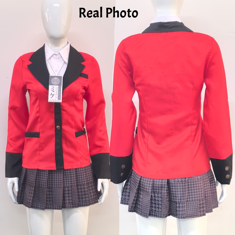Yumeko Jabami Cosplay Kostümü  - Anime Cosplay Yumeko incelemesi ve fiyatı