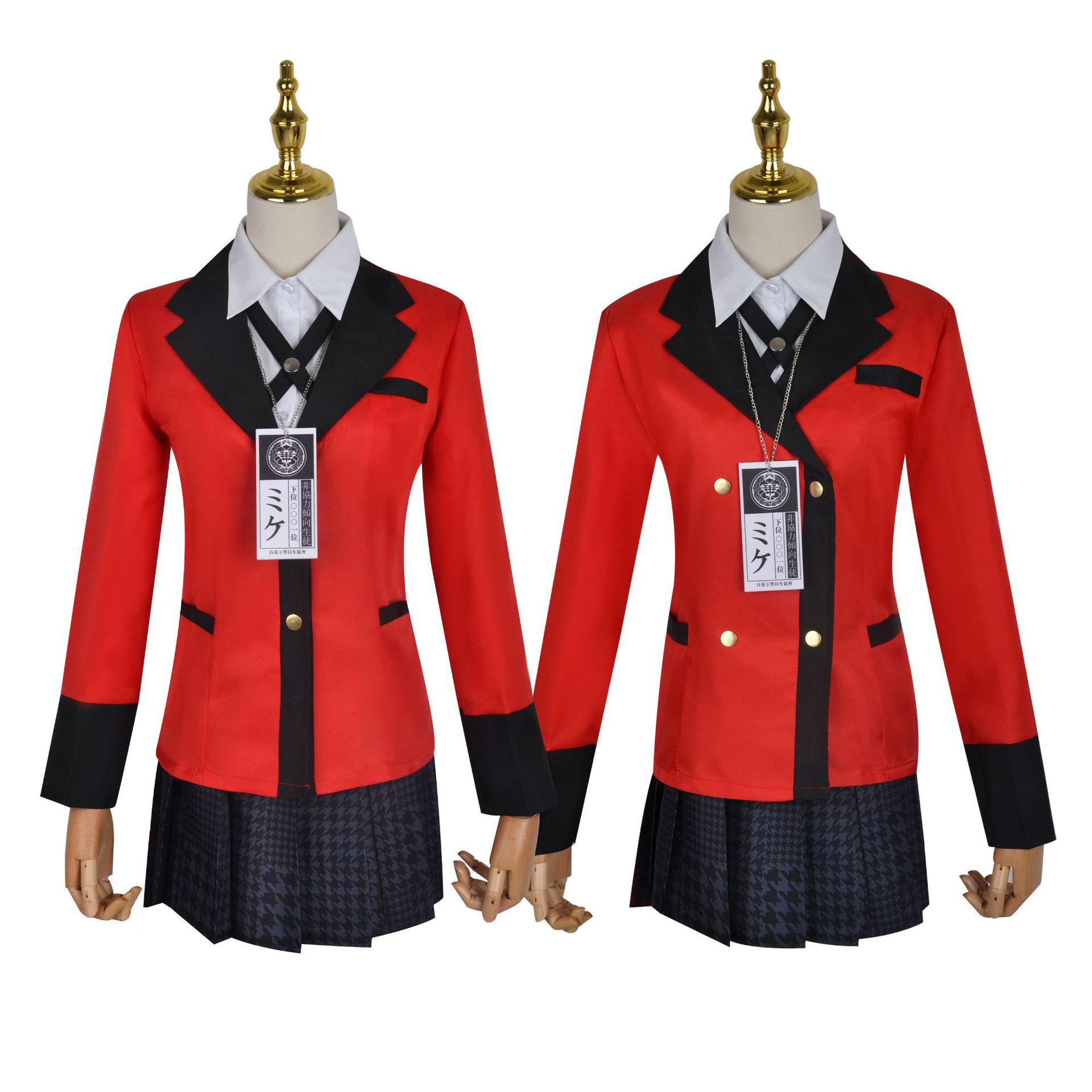 Kakegurui Anime Cosplay Kostüm - Anime Cosplay Yumeko incelemesi ve fiyatı