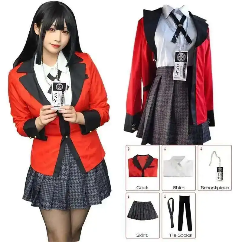 Anime Kakegurui Jabami Yumeko  - Anime Cosplay Yumeko incelemesi ve fiyatı